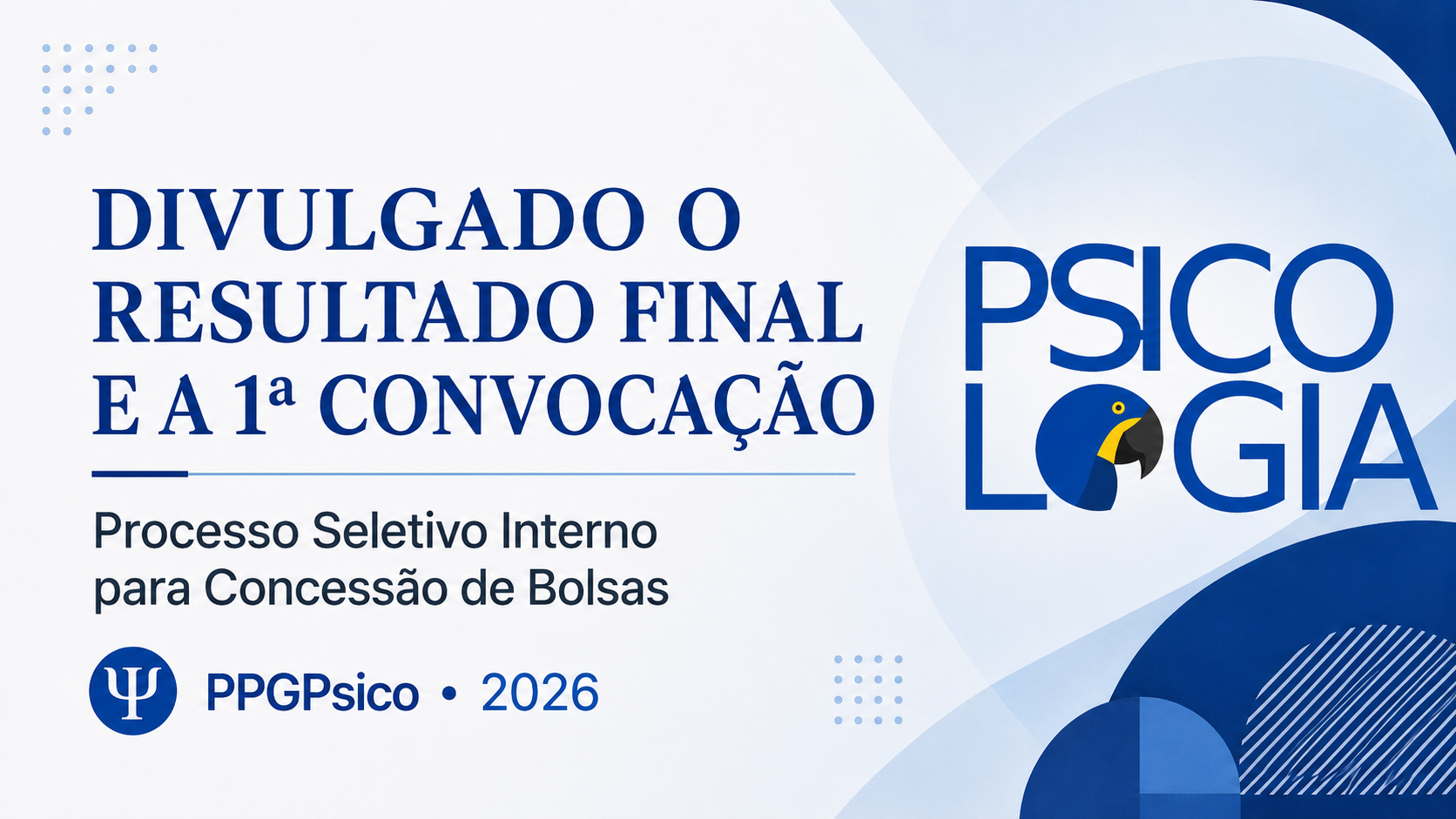 Bolsas 2026 – Divulgado Resultado Final e 1ª Convocação